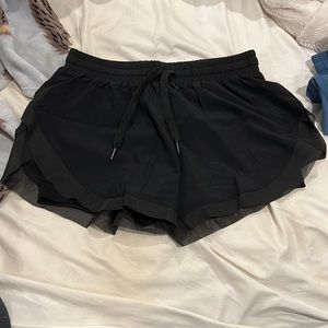 Black Halara shorts